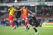 15.12.2019, Kielce, pilka nozna, PKO BP Ekstraklasa: Korona Kielce - Cracovia Krakow 1-0 n/z Ivan Marquez Alvarez, Michal Helik, Adnan Kovacevic